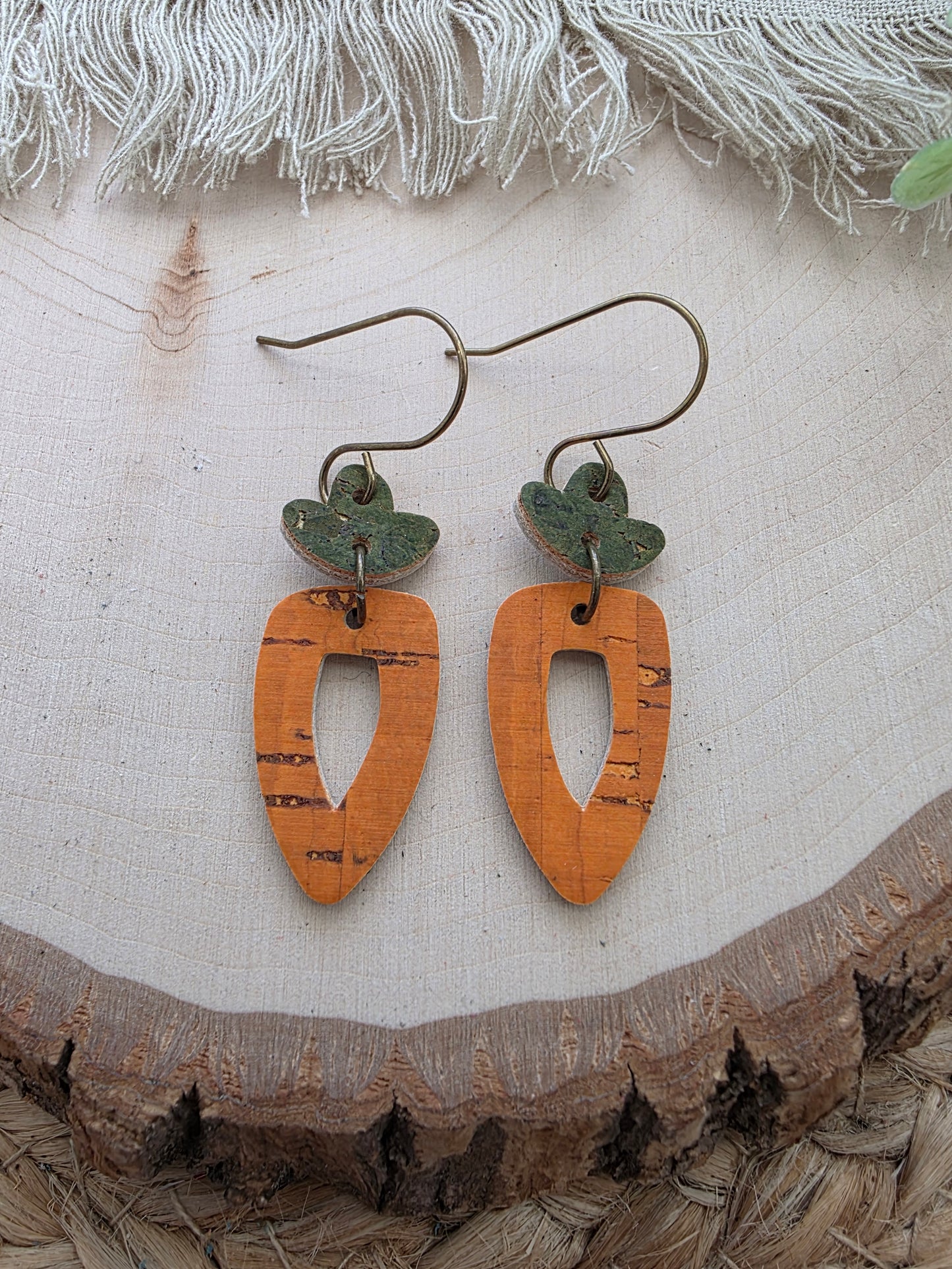 Dainty Carrot Earrings