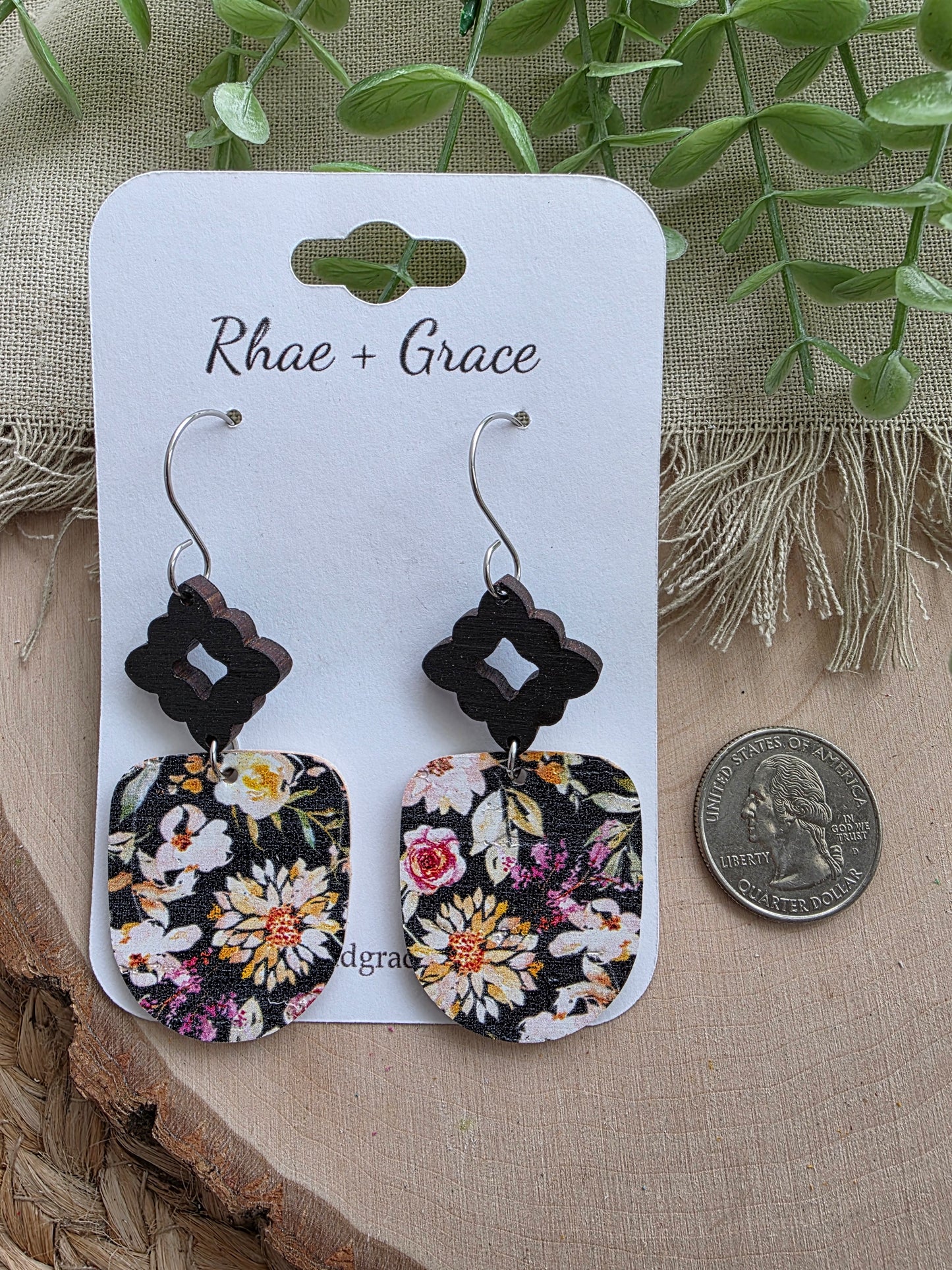 Midnight Dahlia Earrings