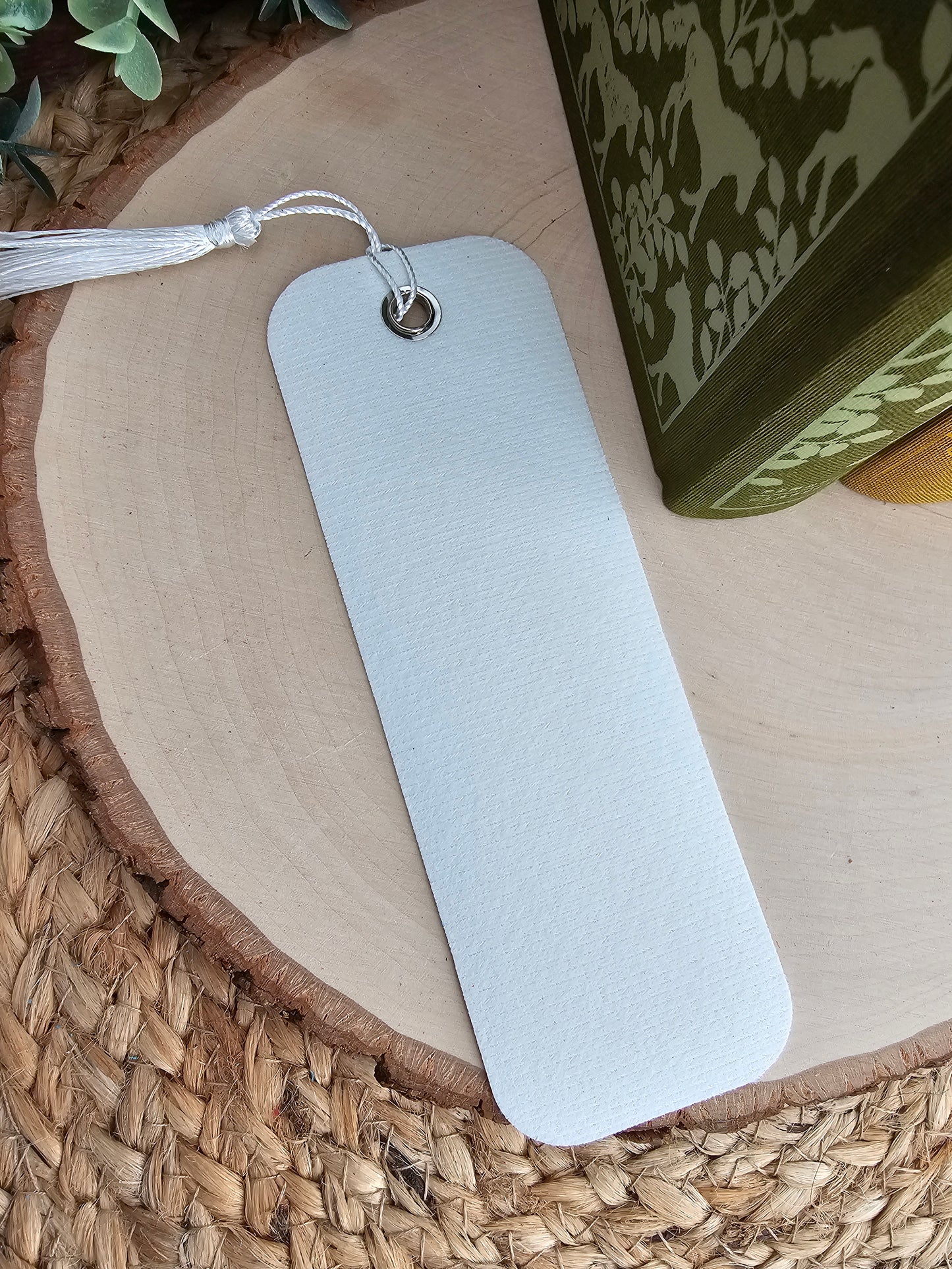 Cowgirl Faux Leather Bookmark