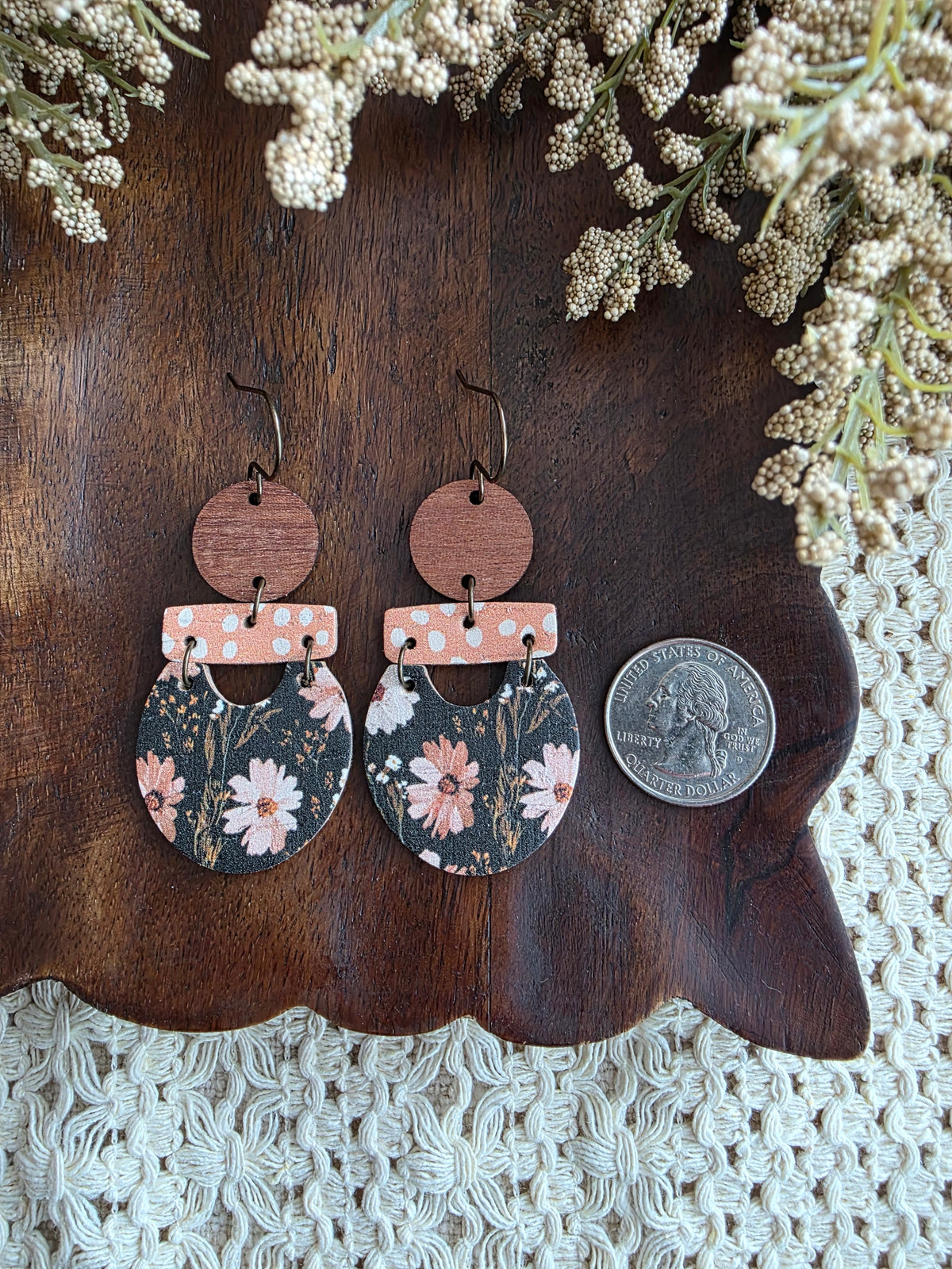 Pattern Mixed Wildflower Earrings