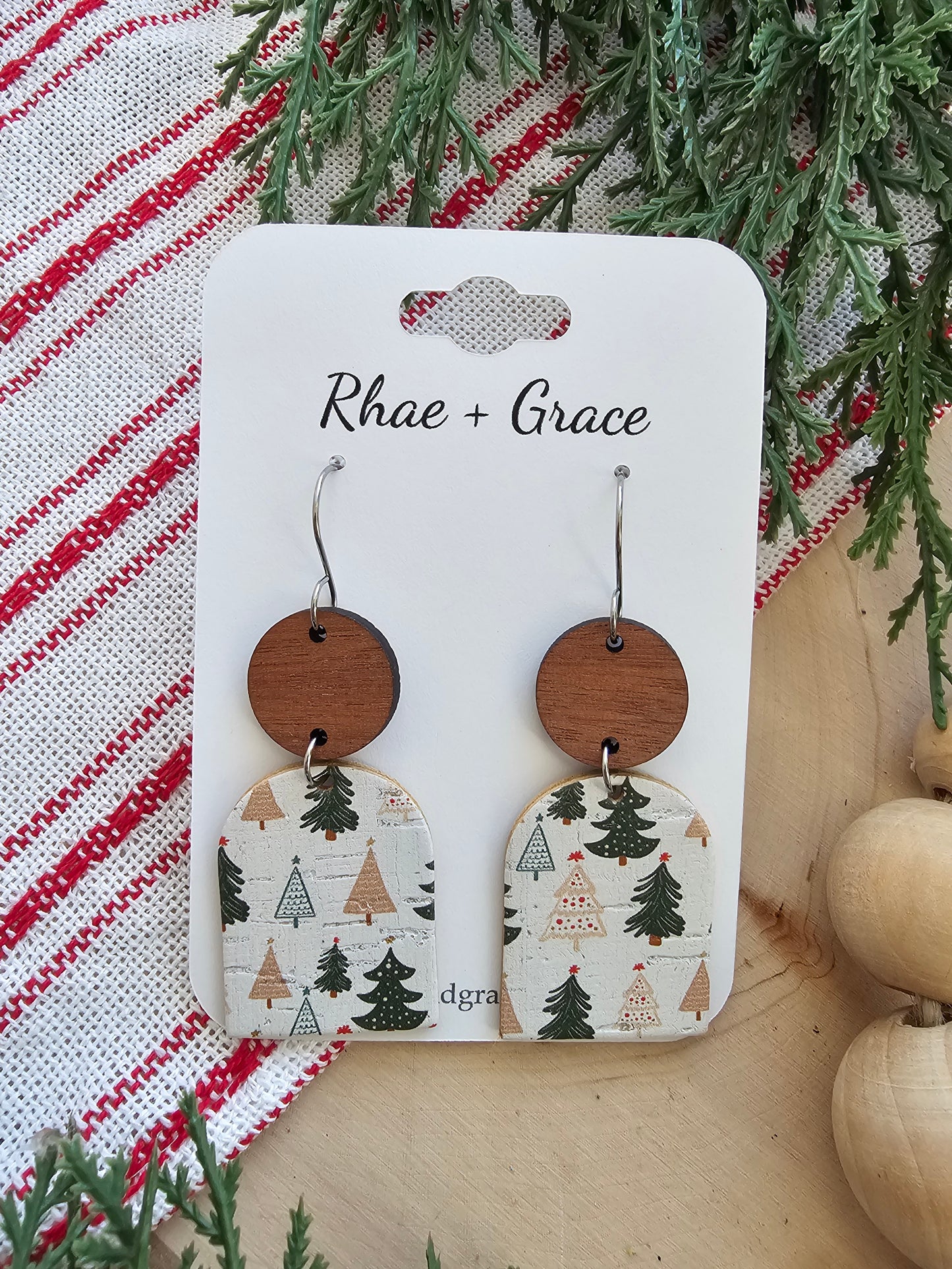 Merry & Bright Closed Arch Drop Earrings