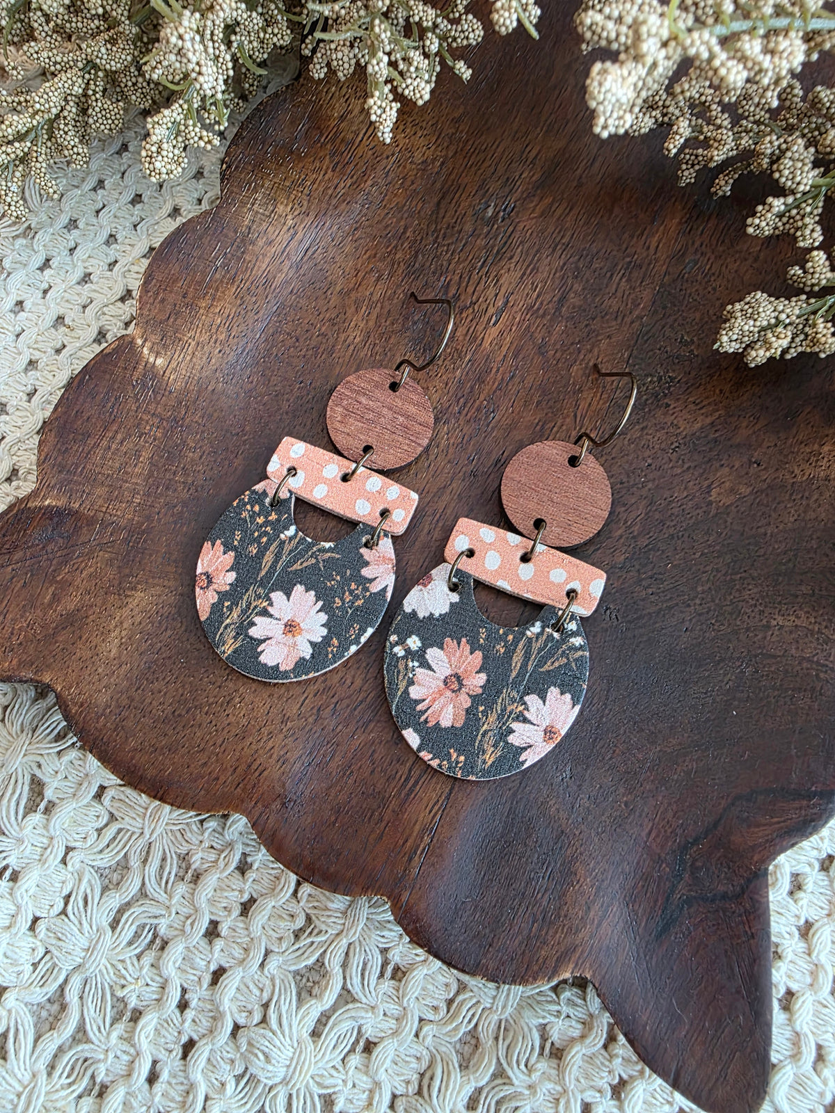 Pattern Mixed Wildflower Earrings