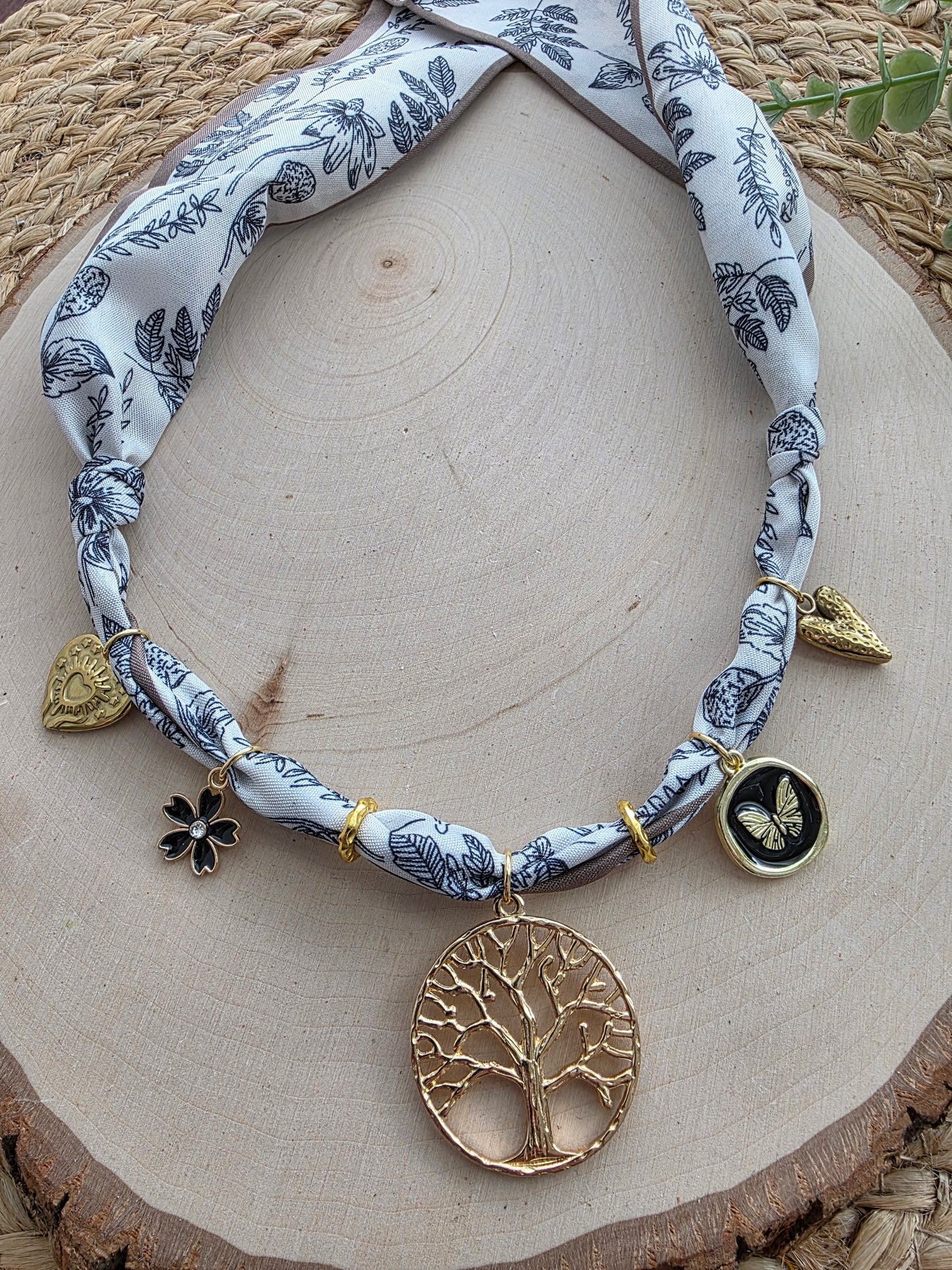Oak Grove Scarf Charm Necklace