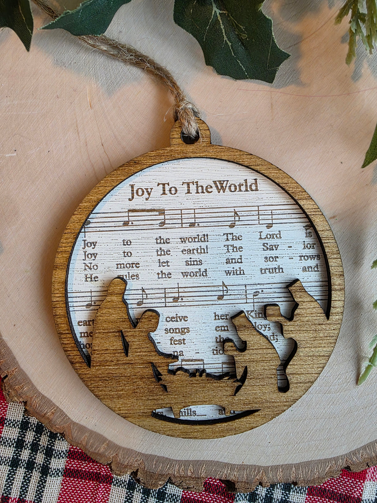 Christmas Hymn Ornament - Joy to the World