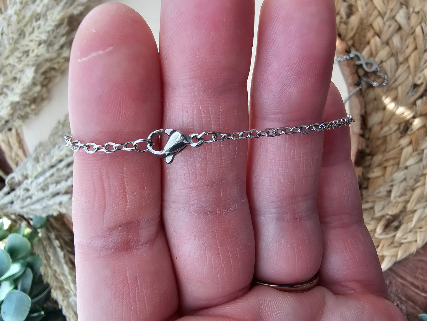 Infinity Necklace - Silver Stainless Steel