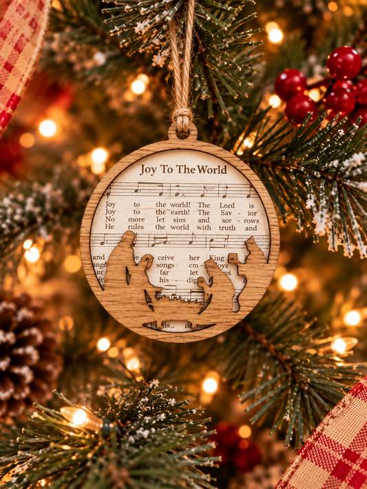 Christmas Hymn Ornament - Joy to the World