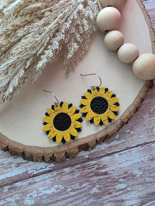 Sunflower Earrings