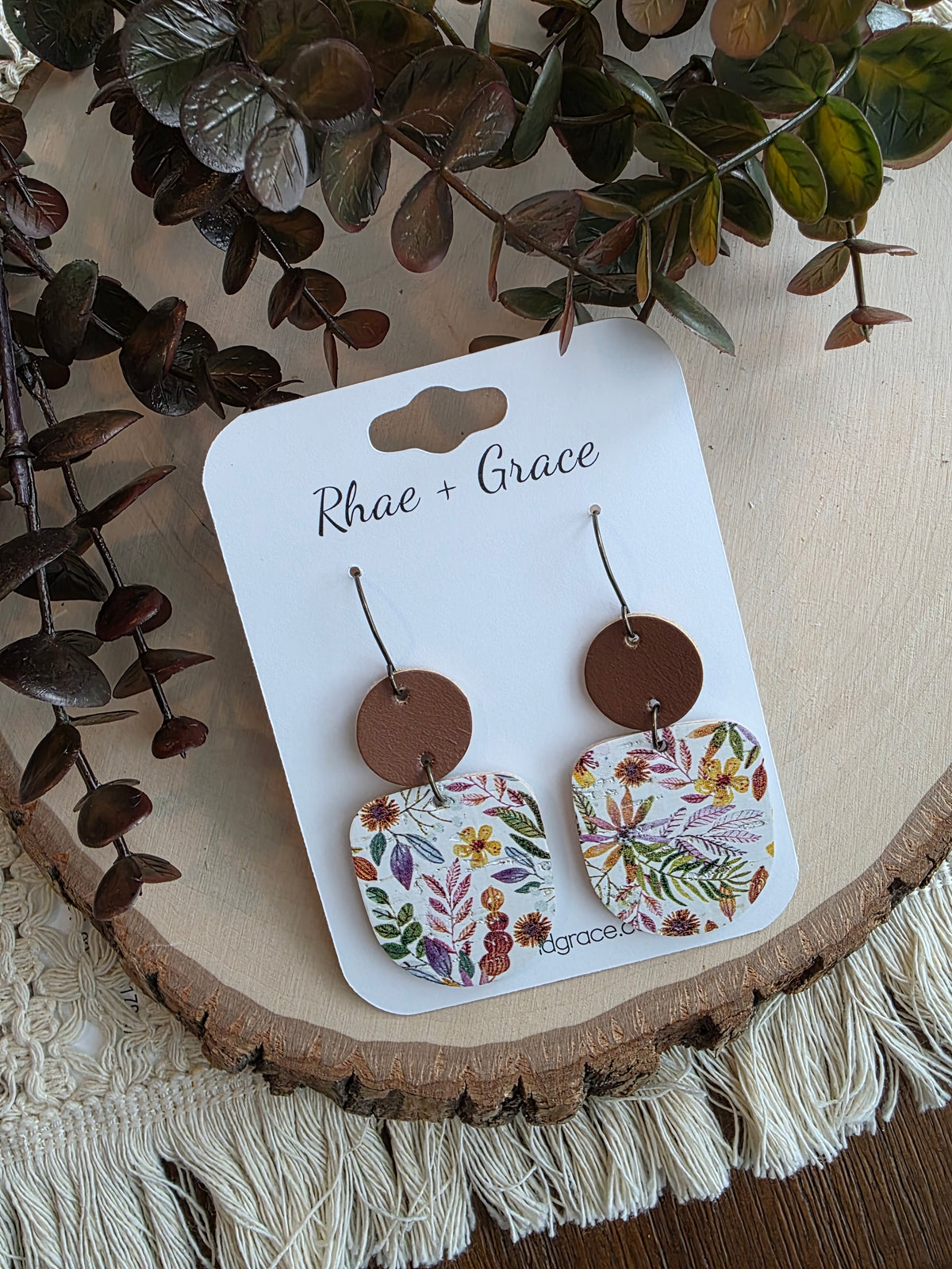 Autumn Forest Drop Earrings