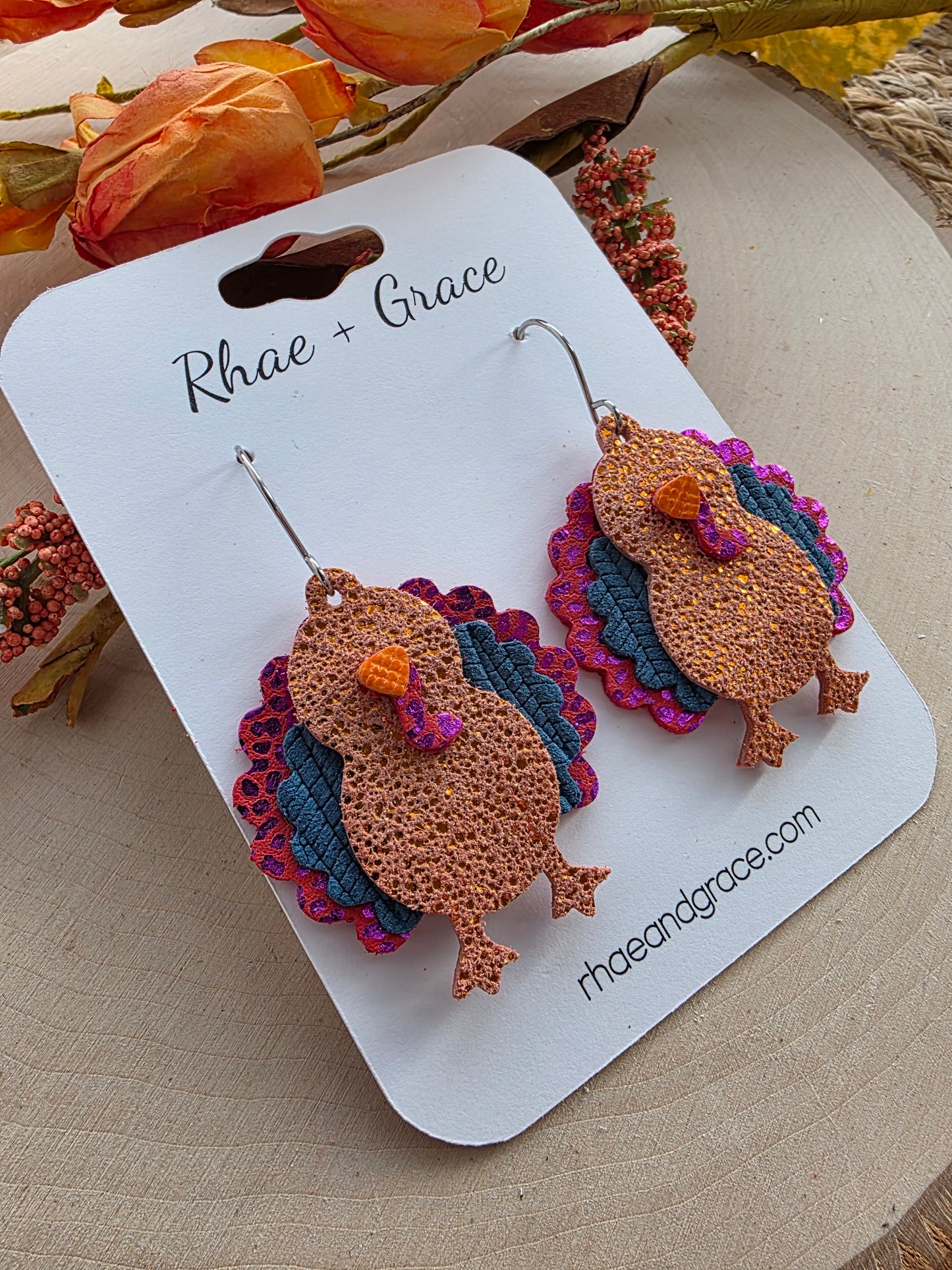 Quirky Turkey Earrings