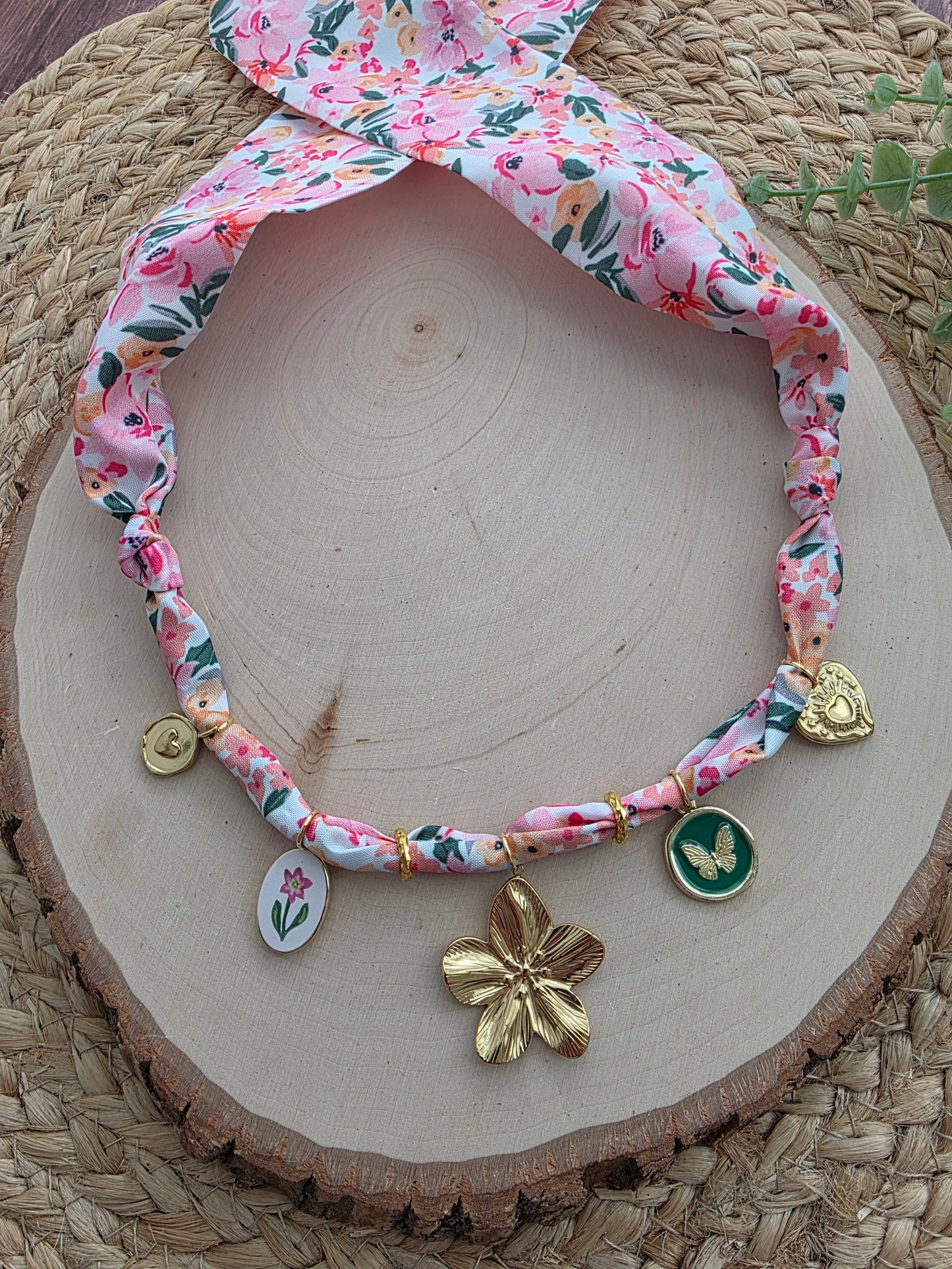 Wildflower Stories Scarf Charm Necklace