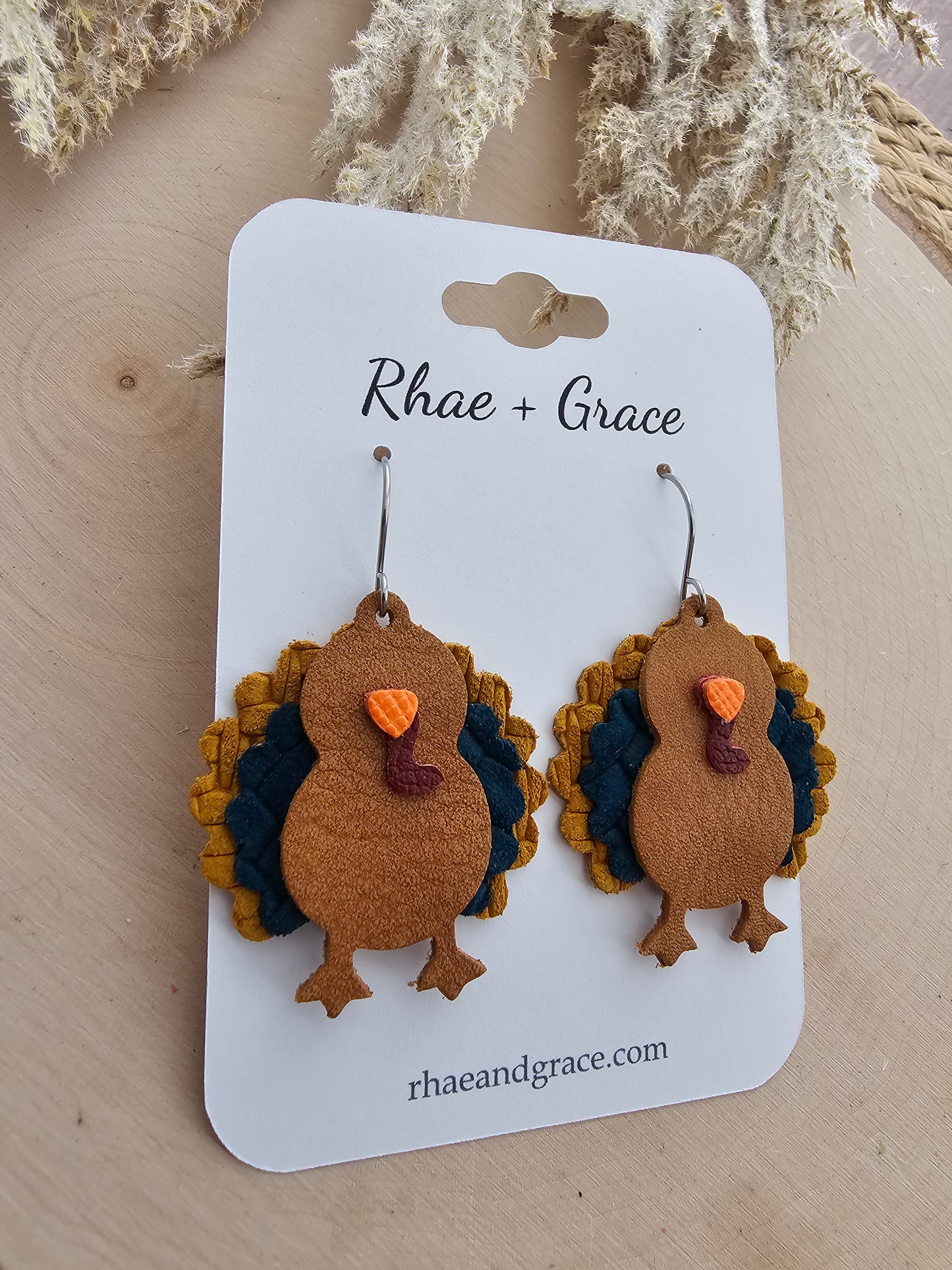 Thanksgiving Turkey Earrings