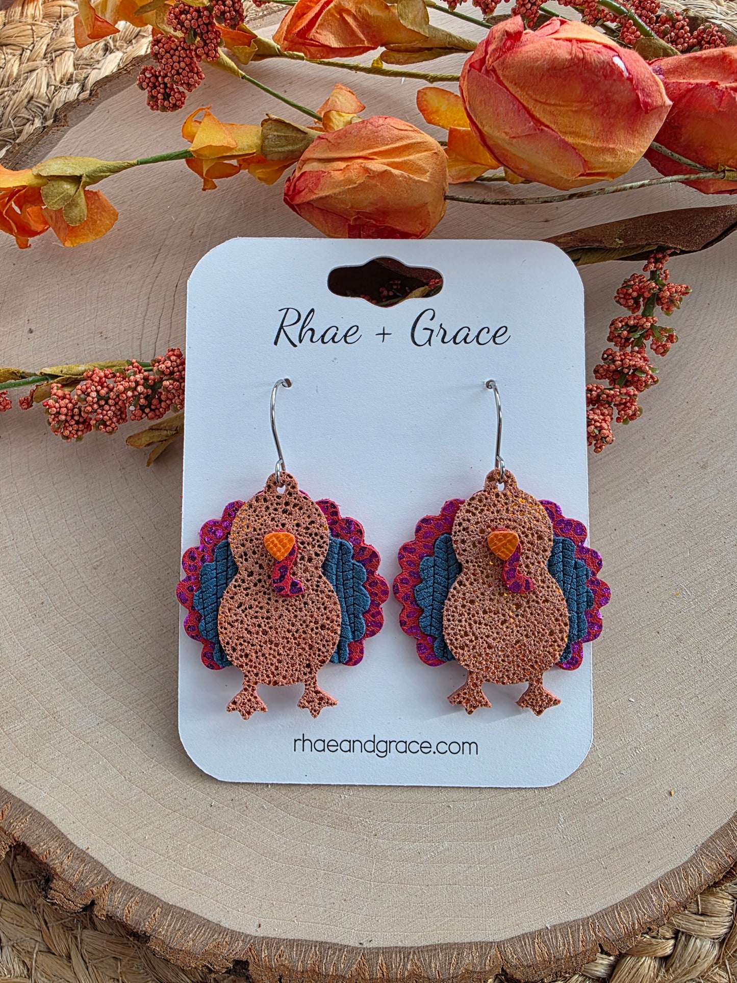 Quirky Turkey Earrings