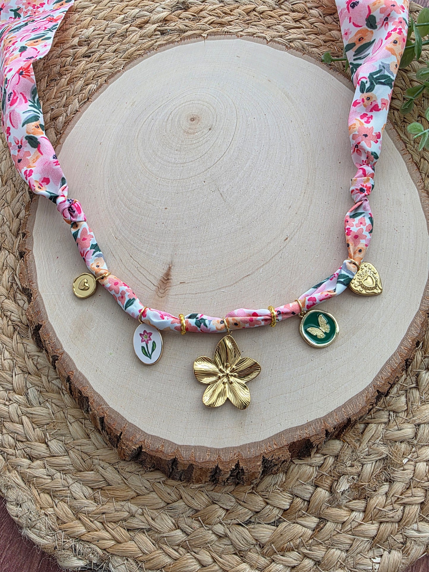 Wildflower Stories Scarf Charm Necklace