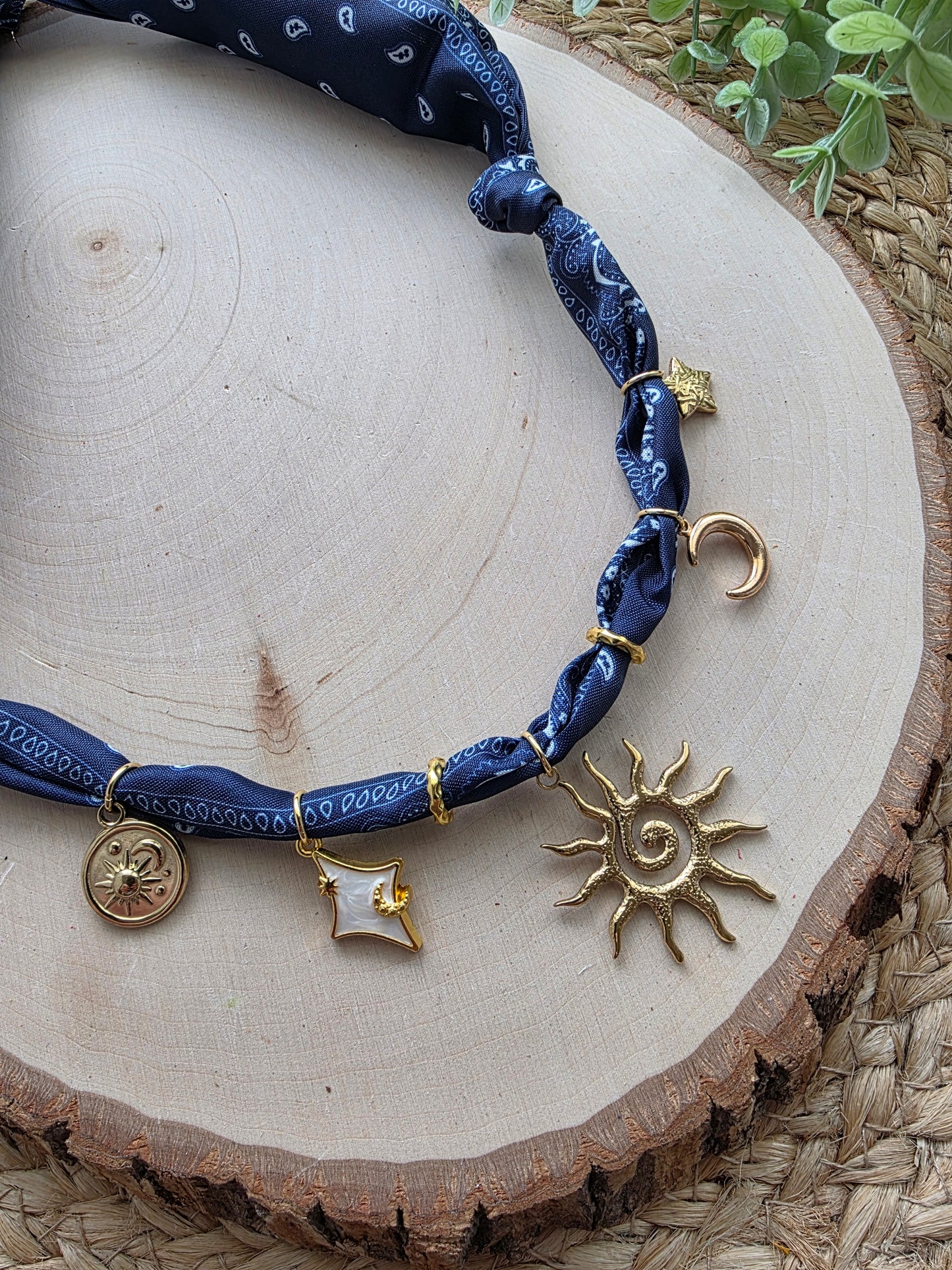 Starfall Dreams Scarf Charm Necklace