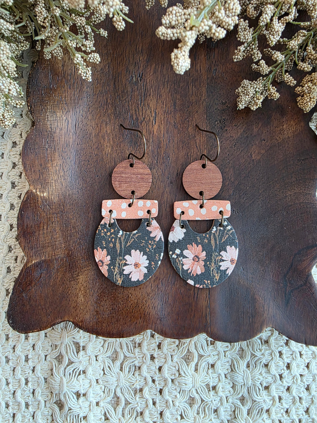 Pattern Mixed Wildflower Earrings