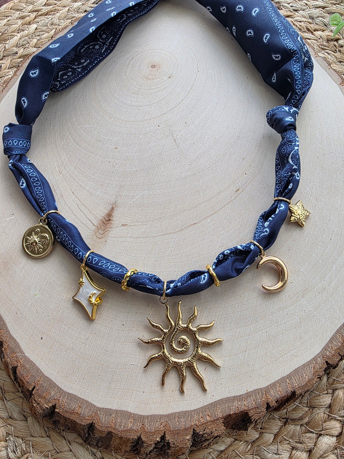 Starfall Dreams Scarf Charm Necklace