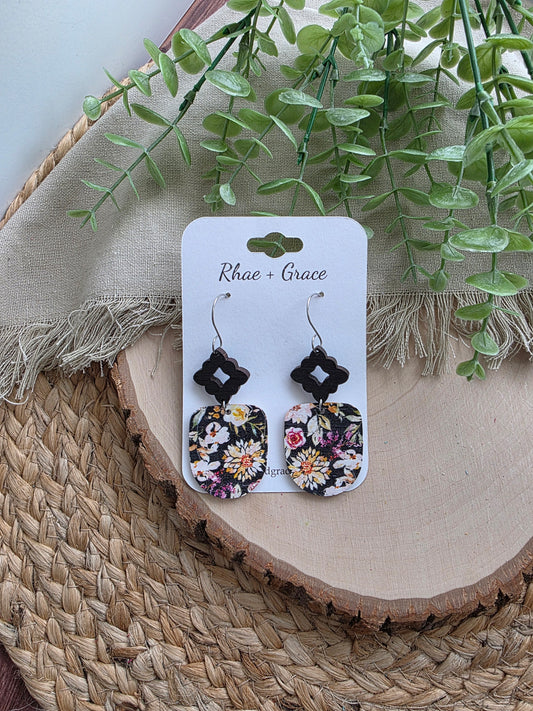 Midnight Dahlia Earrings