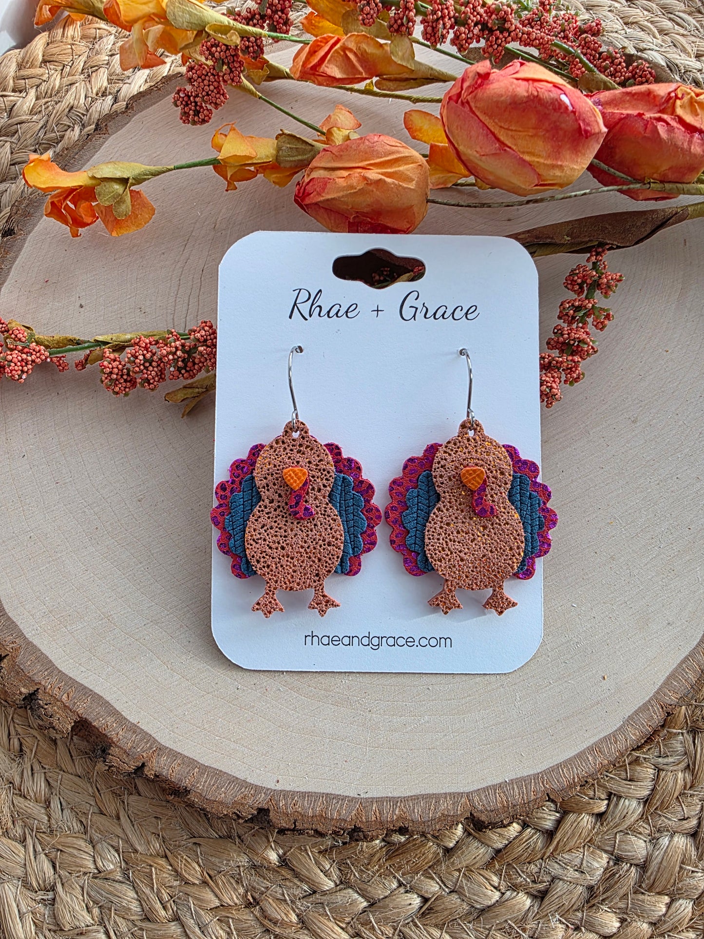Quirky Turkey Earrings