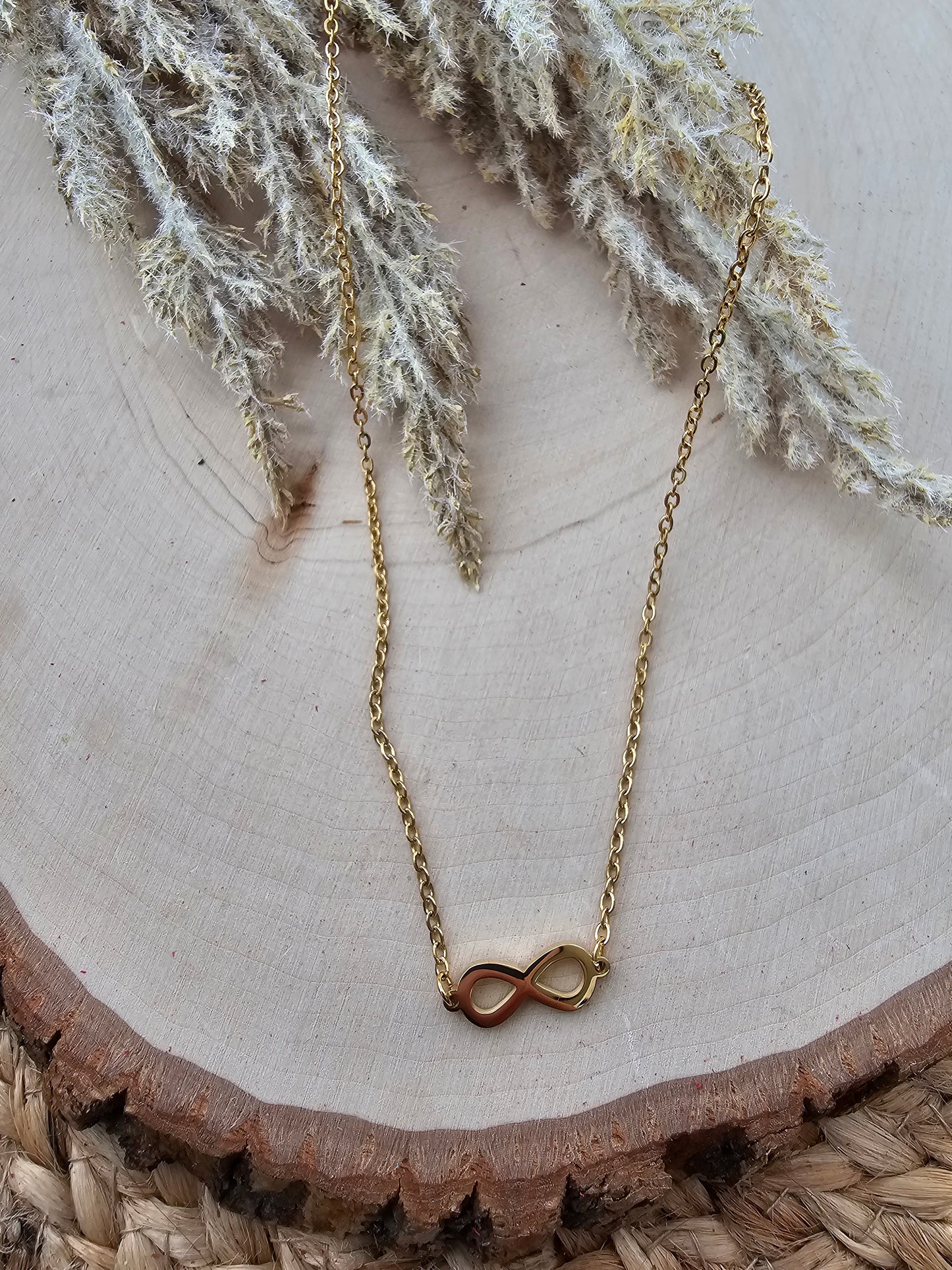 Infinity Necklace - Gold