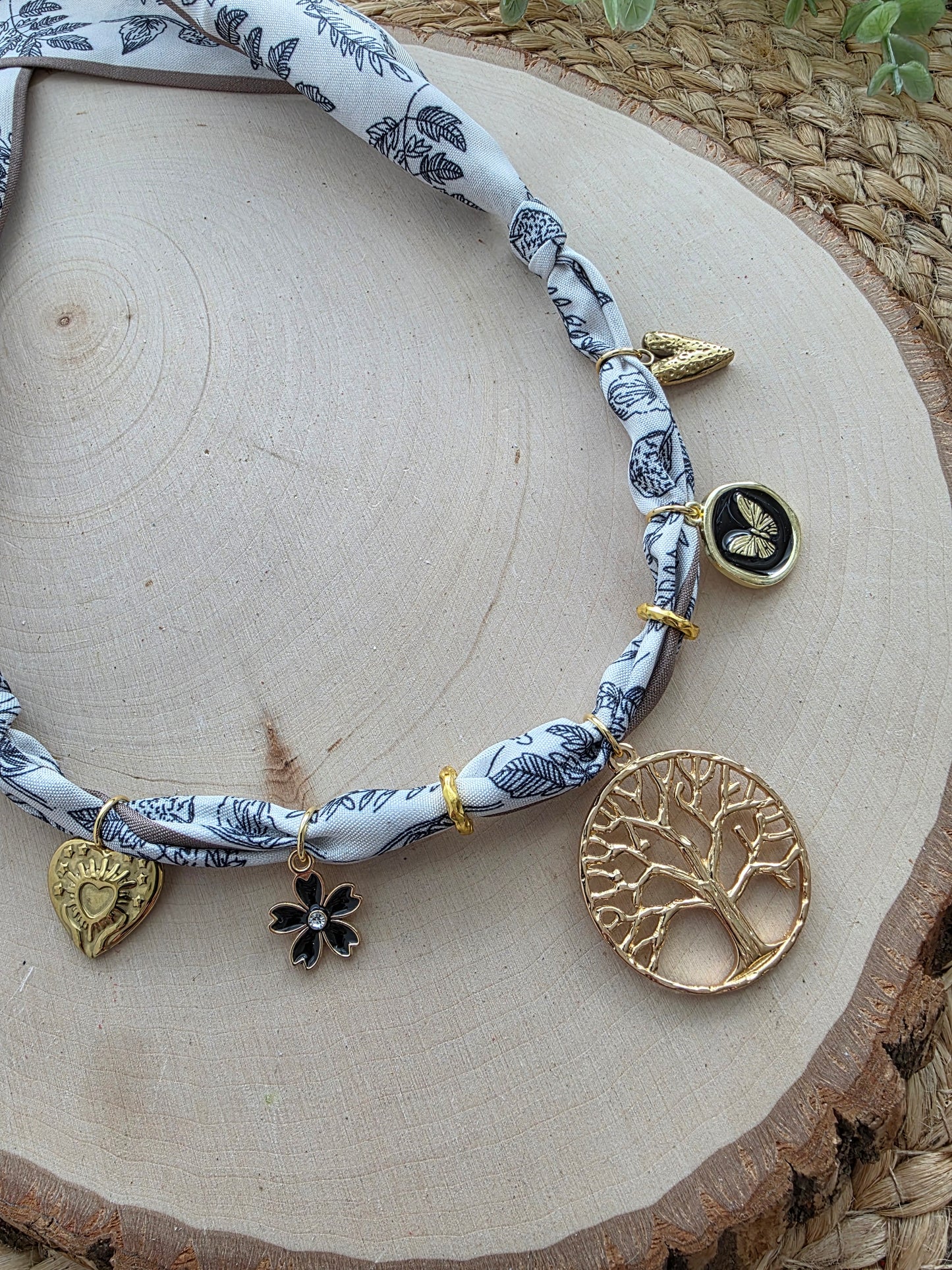 Oak Grove Scarf Charm Necklace