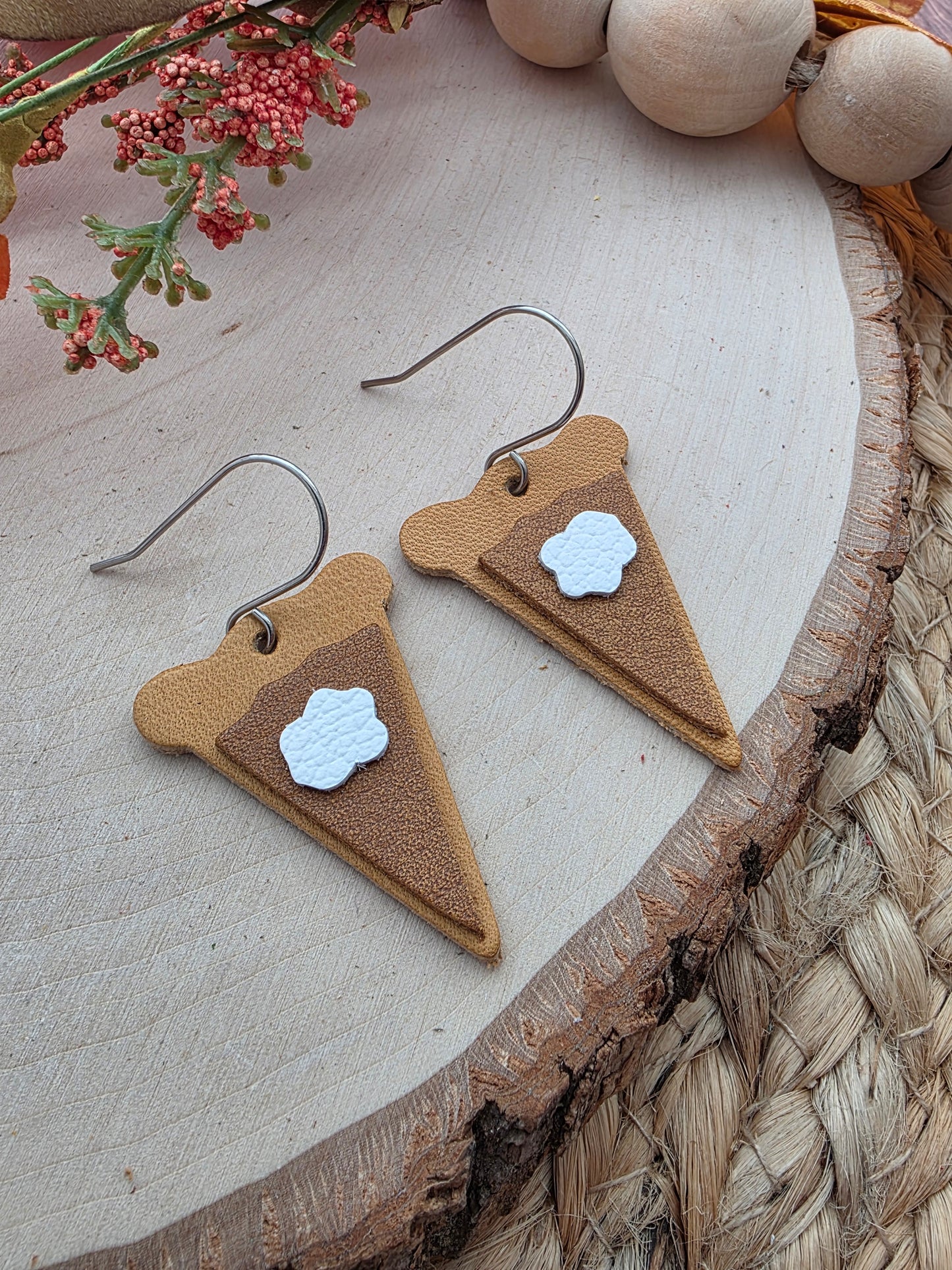 Pumpkin Pie Earrings