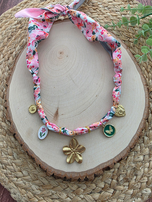 Wildflower Stories Scarf Charm Necklace