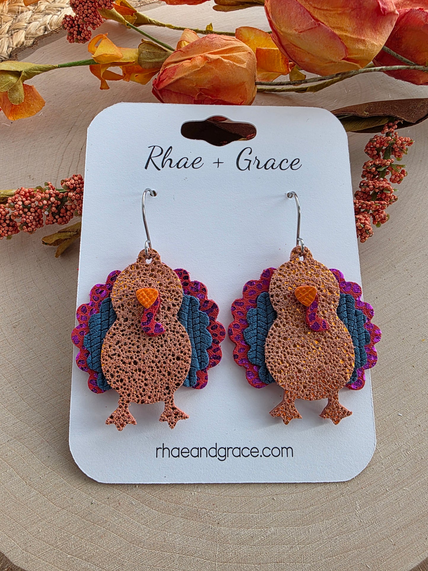 Quirky Turkey Earrings