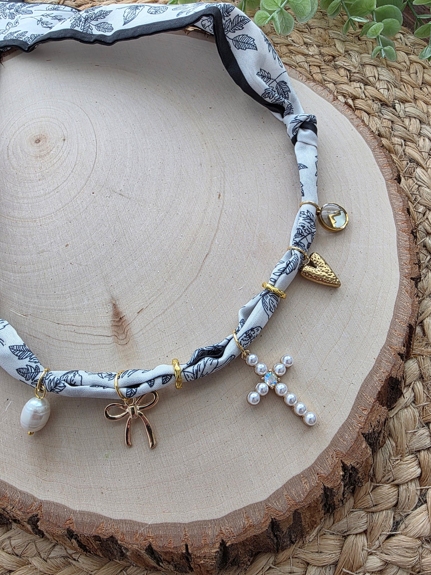 Faith Like A Mustard Seed Scarf Charm Necklace