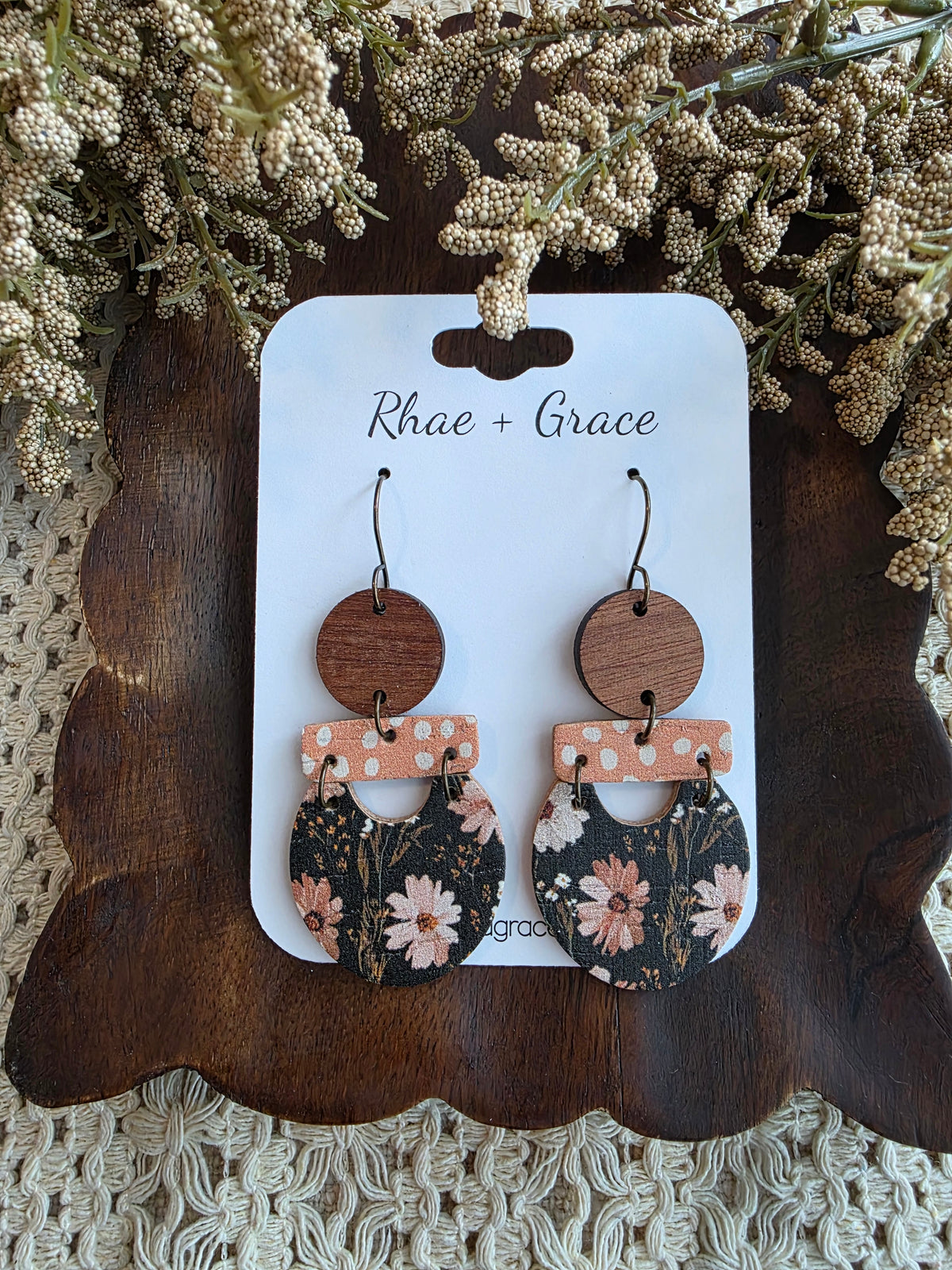 Pattern Mixed Wildflower Earrings