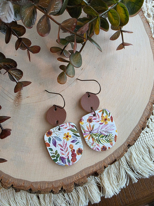Autumn Forest Drop Earrings